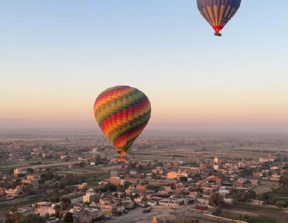 Hot Air Balloon Ride in Luxor with Farida Egypt Tours